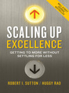 Imagen de portada para Scaling Up Excellence